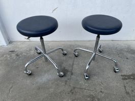 Mid Century 70er Jahre Atelier Hocker Arzthocker