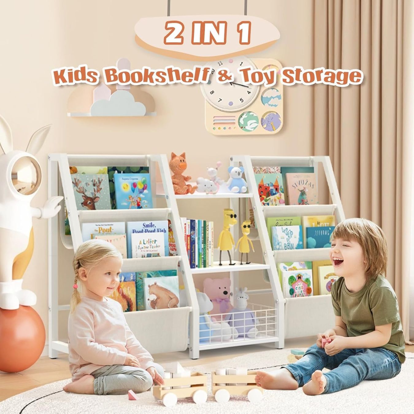 Scaffali: Kinderregal mit 6 Fächern & Spielzeugaufbewahrung – Nuovo e nell'imballaggio originale da Dietikon venduto da Abverkauf10 2