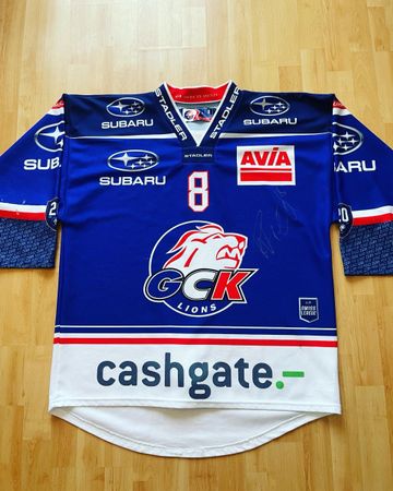 ZSC Gameworn Trikot von Willy Riedi GCK