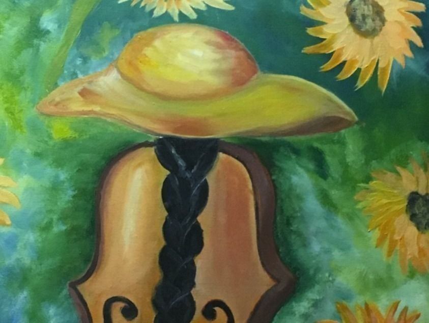 Dipinti: Bild original-Konzert mit Sonnenblüme – Nuovo (secondo la descrizione) da Liestal venduto da marieugenia 3