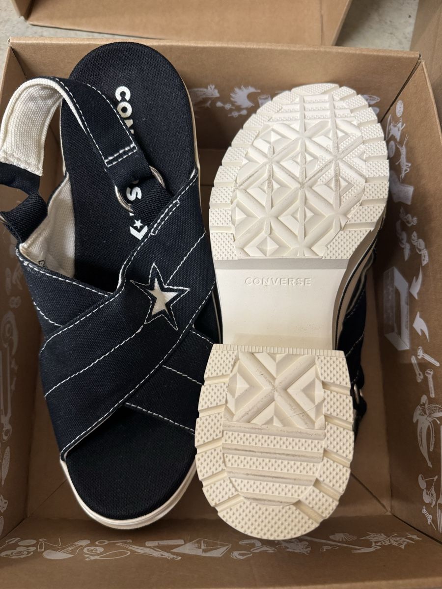 Converse Scarpe da donna: Sandales Converse plateforme noires taille 39 – Nuovo (secondo la descrizione) da Meyrin venduto da mai_pl7s 1