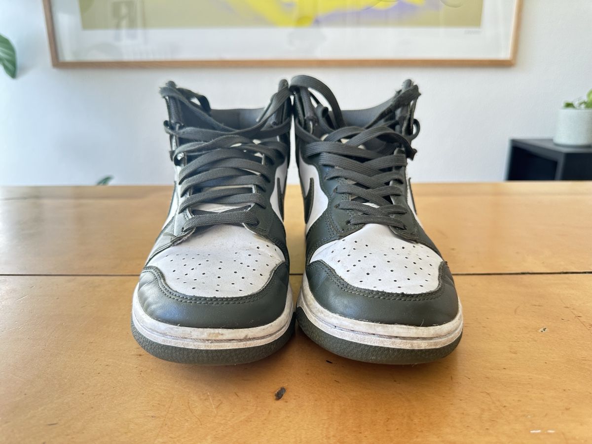 Nike Scarpe da uomo: Nike Dunk High Grün/weiss, Gr. 42.5 – Usato da Luzern venduto da Soeuv 1