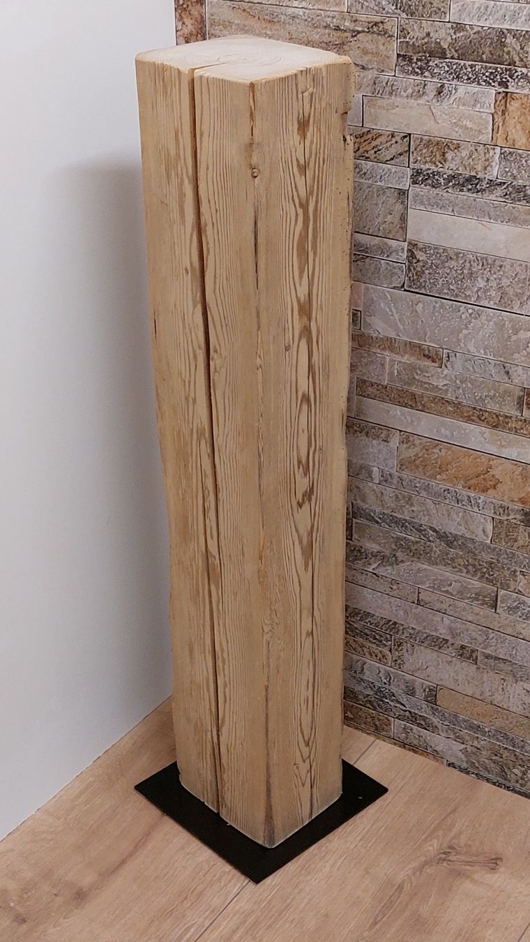 Altro in Decorazioni & Accessori: Altholzsäule / Dekosäule aus einem Altholzbalken – Nuovo e nell'imballaggio originale da Egnach venduto da Oldwoodstyle 1