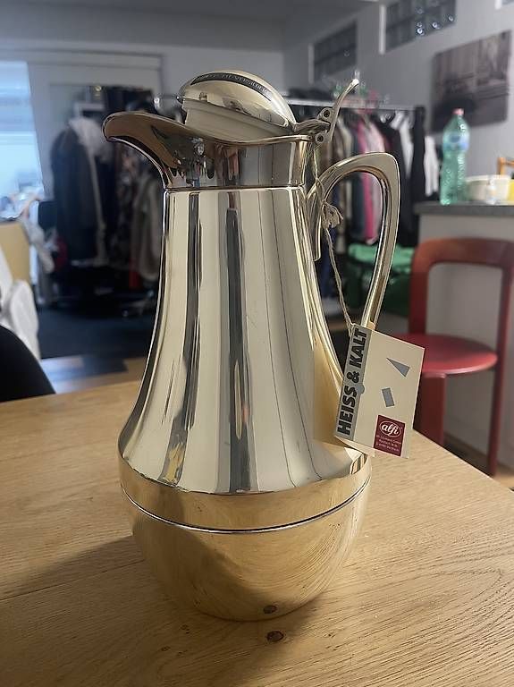 Caraffe: Alfi Studio Saphir Thermoskanne versilbert – Usato da Schlieren venduto da Maximusss76