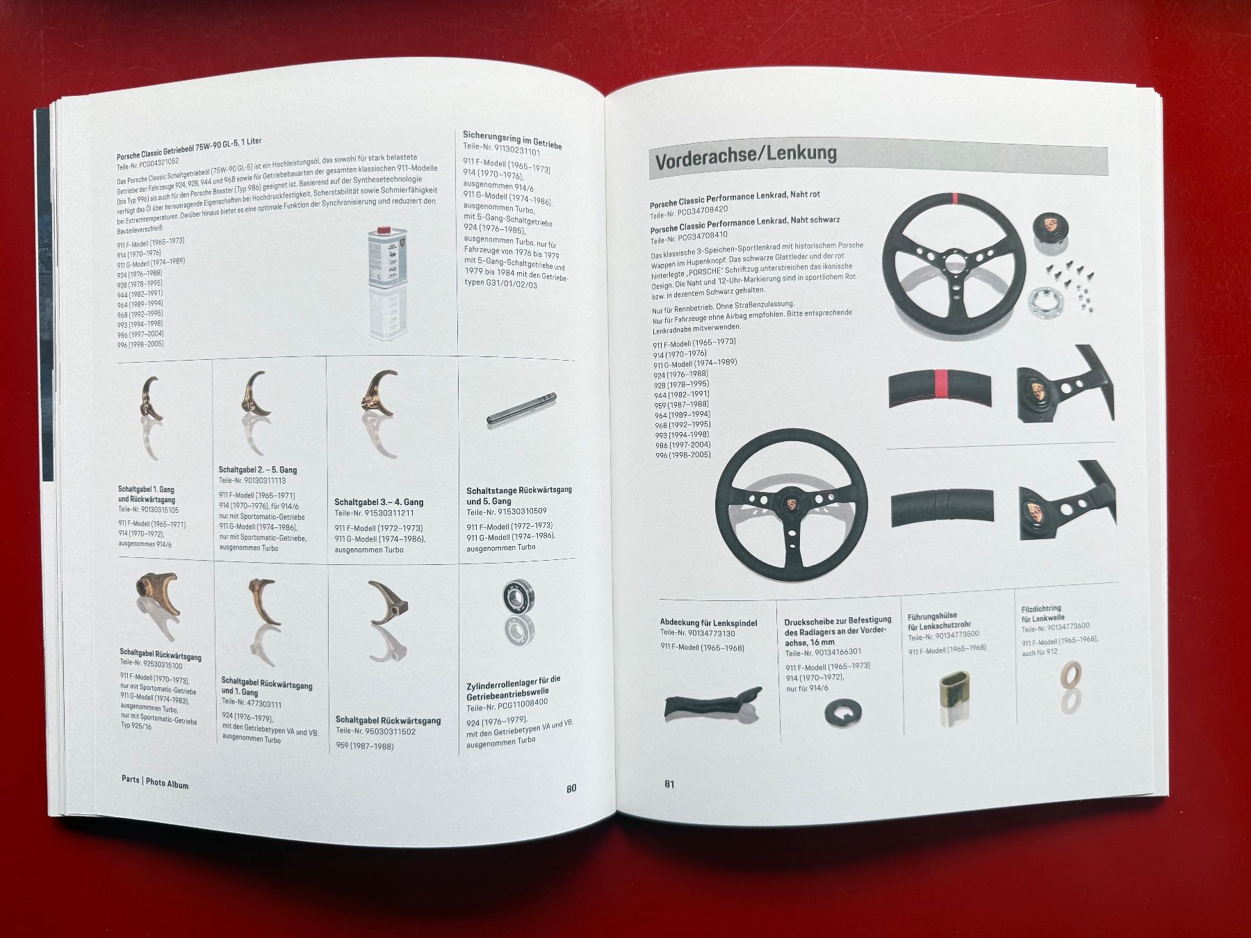 Libri: Porsche Classic Originale 08 Teile Typen Technik Buch DE neu – Nuovo (secondo la descrizione) da Schaffhausen venduto da molson 9