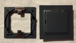 Feller FRONTSET EDIZIO 60x60mm für Taster/Schalter ANTHRAZIT