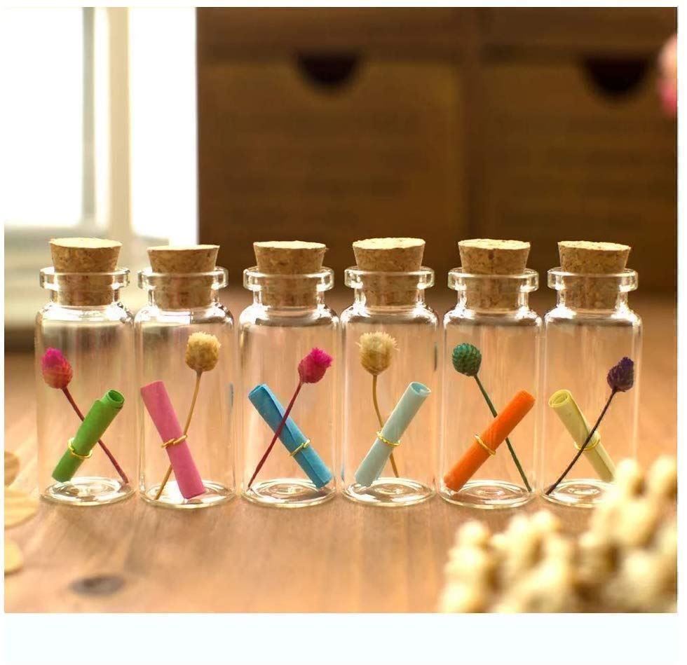 Flacons: 18x Mini Glasfläschchen mit Korken 10ml – Neu (gemäss Beschreibung) aus Thun von Top32 2