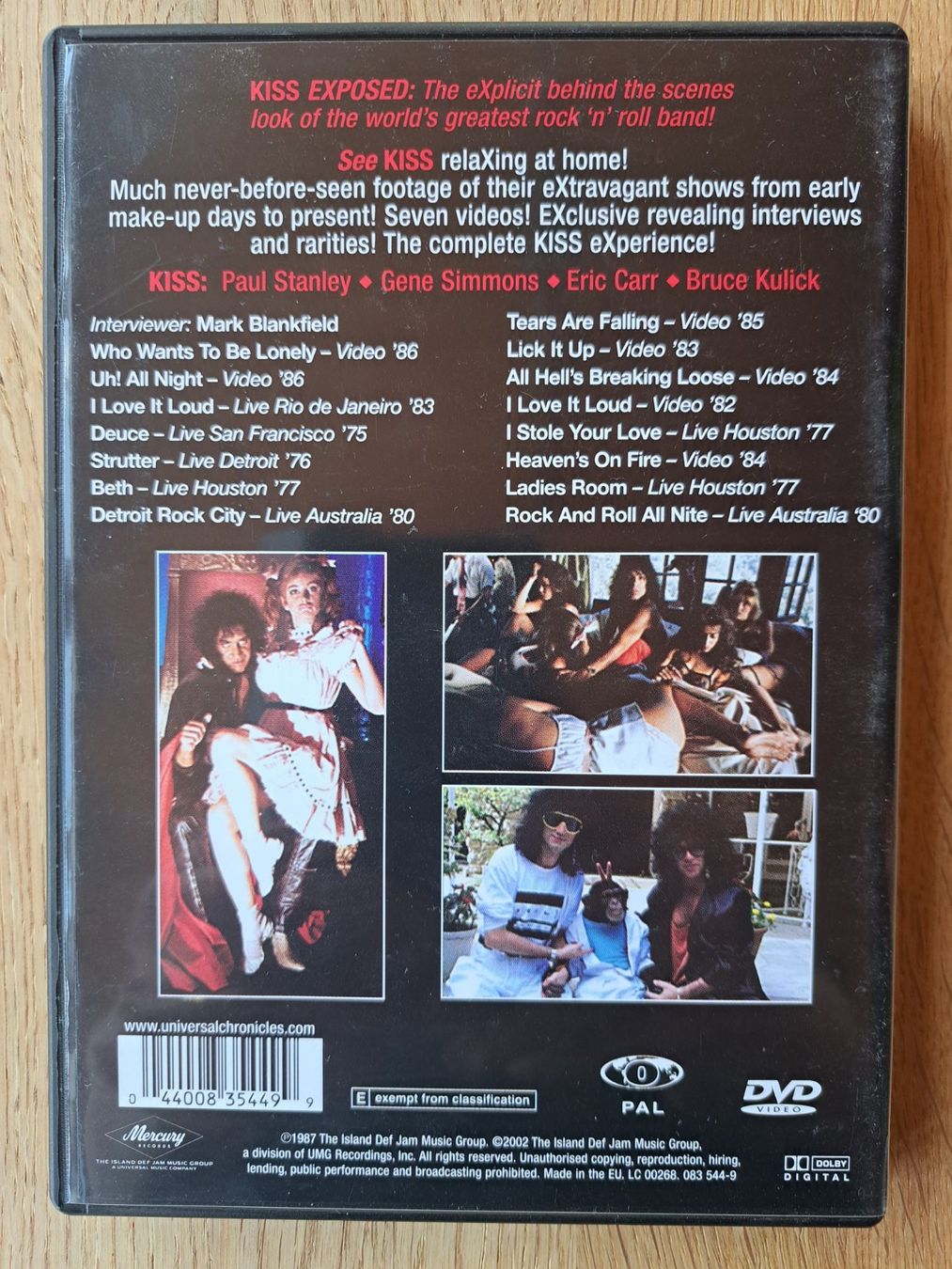 Tutti i DVDs: Kiss - Exposed – Usato da Meggen venduto da Ricardokoch 1