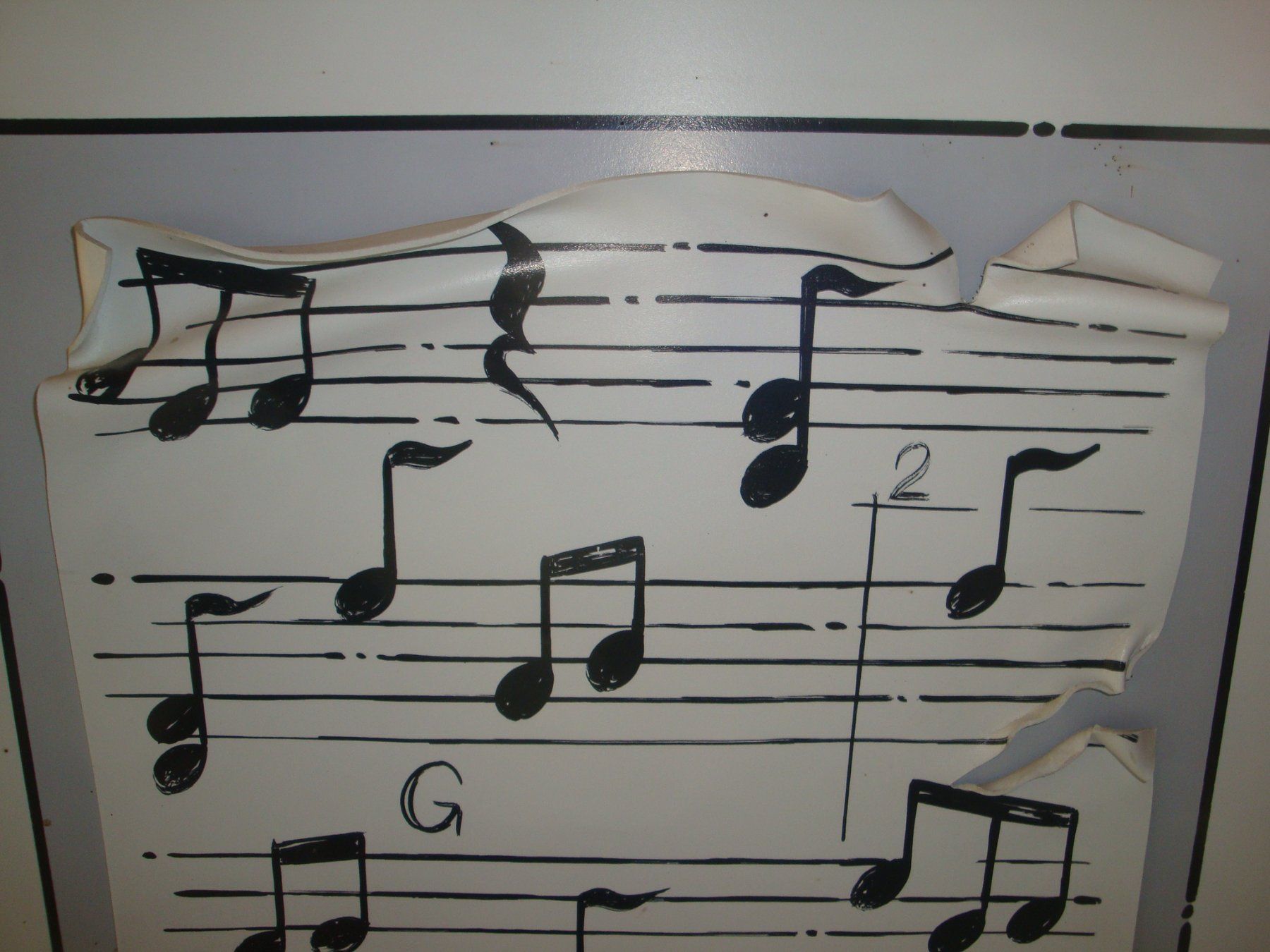 Foto & Immagini: Dekoratives Musik Noten Bild "Classic Time" mit Rahmen – Usato da Enggistein venduto da mach1 2