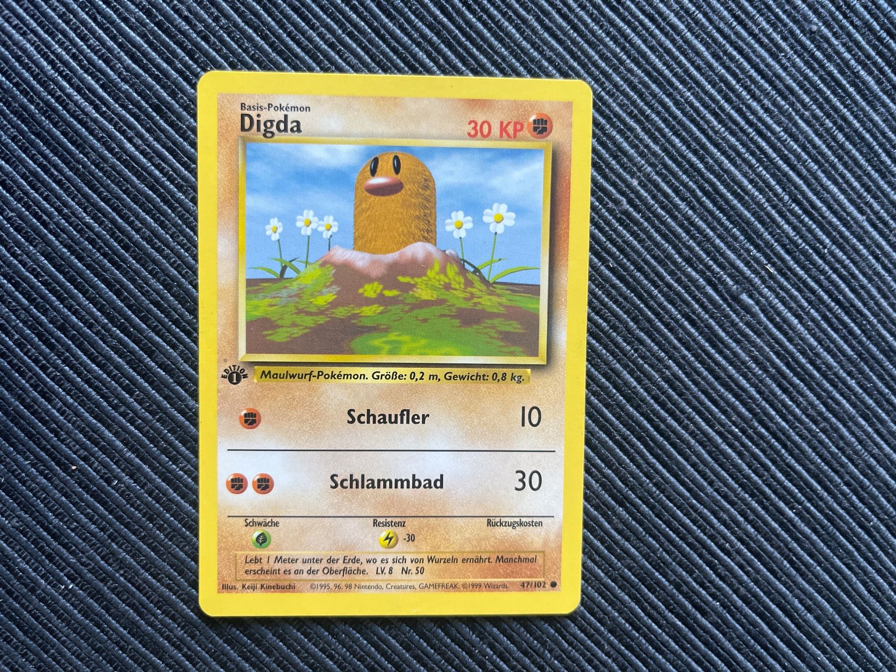 Pokémon Sammelbilder & Trading cards: Pokemon Digda 1. Edition non holo Base Set – Gebraucht aus Wabern von Collectfun