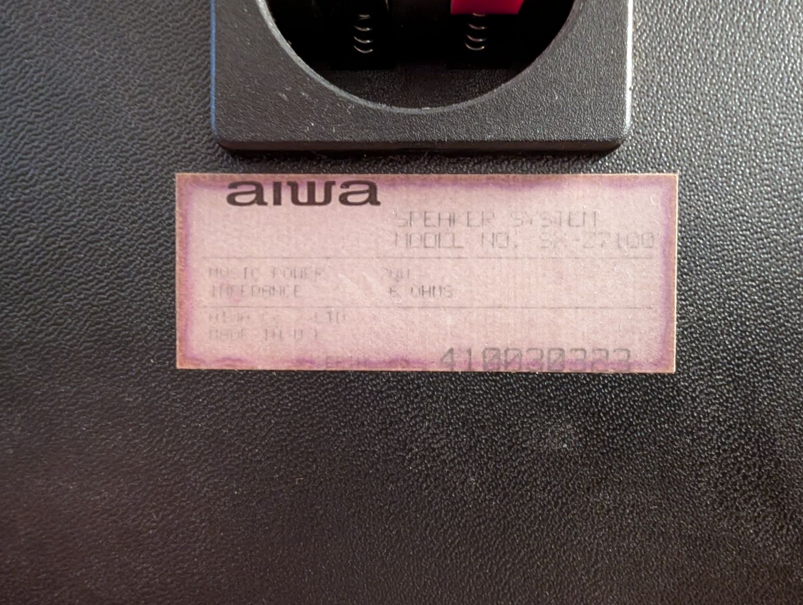 AIWA Speakers - SX-Z7100 - Vintage Audio - Great Sound! (Gebraucht