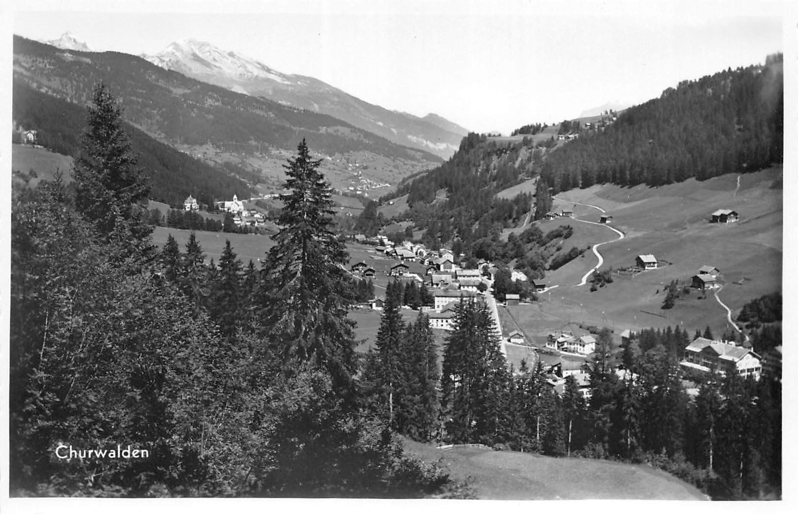 Cartoline postali: Churwalden – Usato da Ottikon b.Kemptth. venduto da Neptun1974