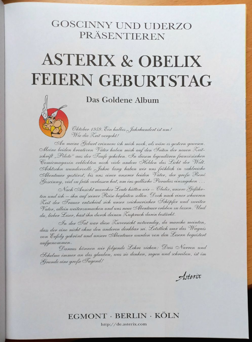 Fumetti: Comic - Asterix 34 - und Obelix feiern Geburtstag – Usato da Niederuzwil venduto da lubimaja 1