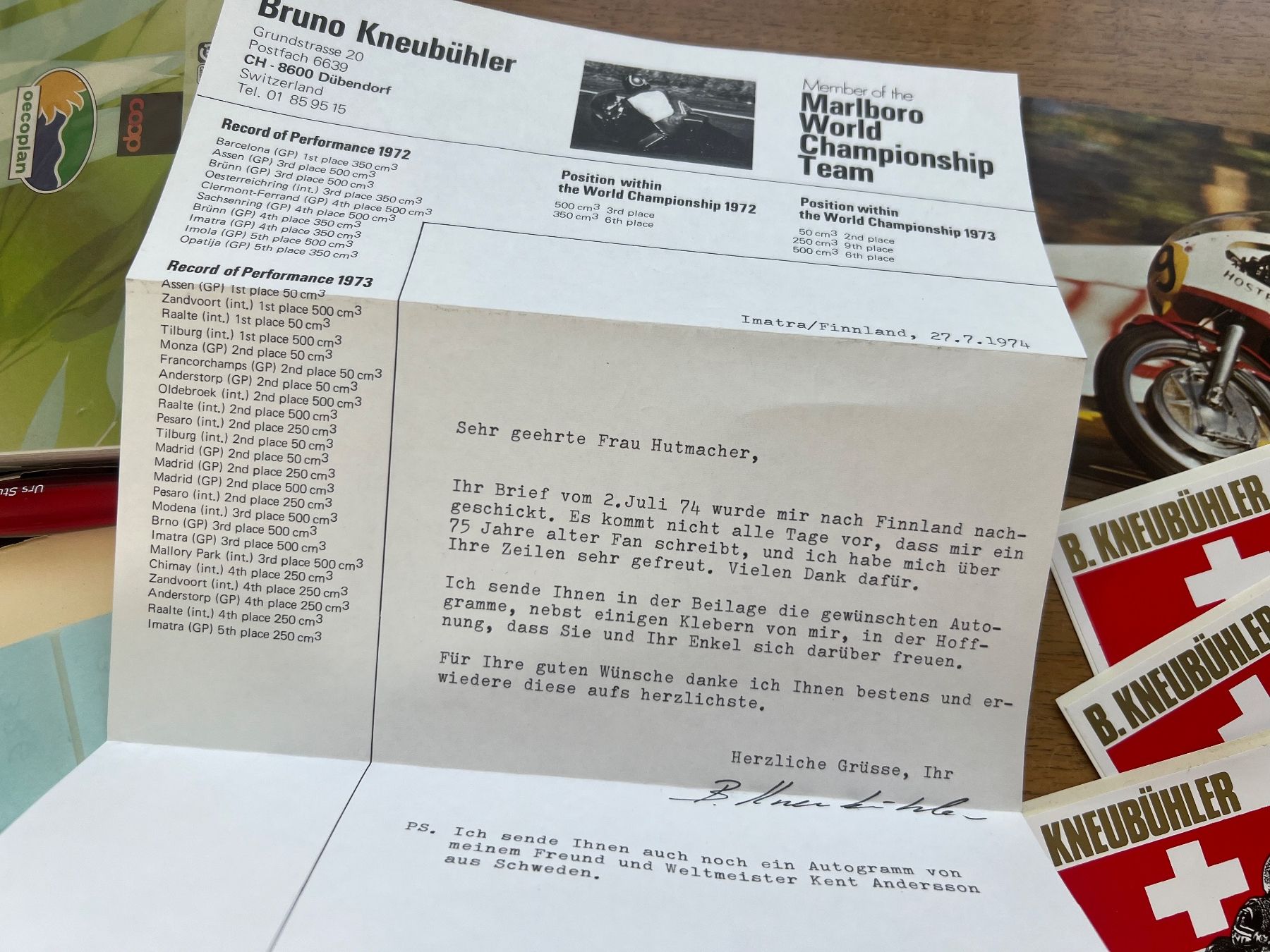 Autografi: Verschiedene Autogramme, Nr 323 – Usato da Glattfelden venduto da maa_qcj8 1
