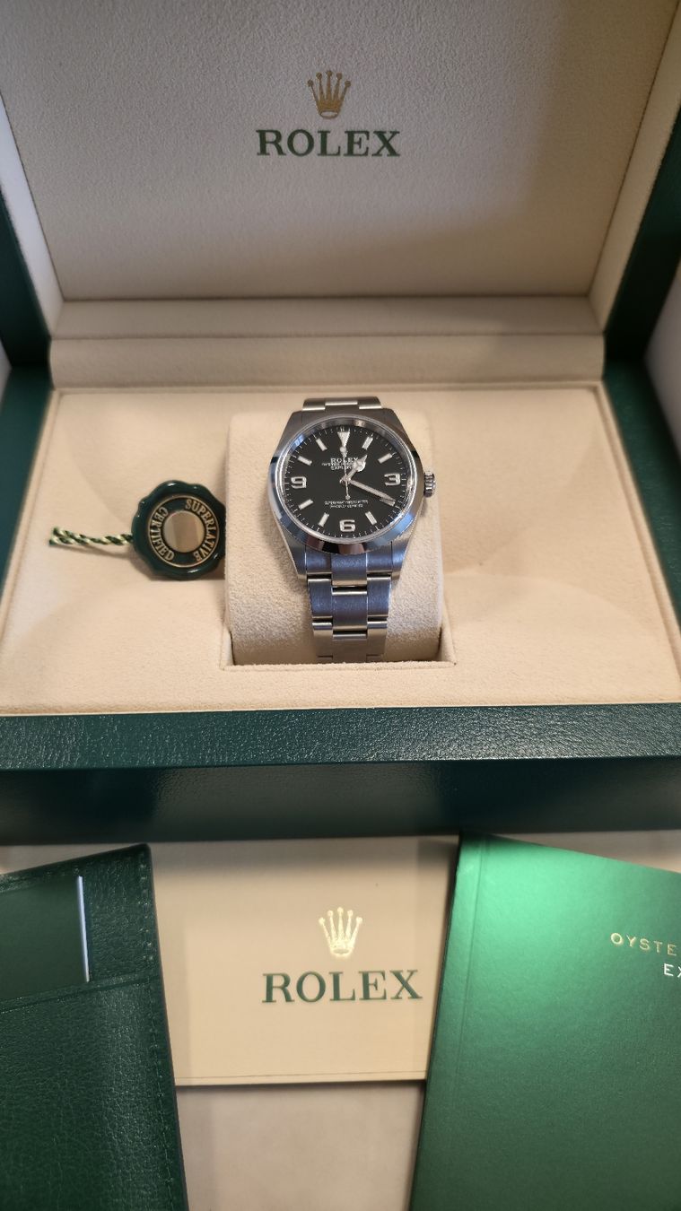 Rolex Orologi: Rolex Explorer Ref. 124270 36mm – Usato da Zufikon venduto da SecondSound.CH