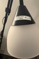 2 Stehlampen mit Leselampe - schwarz & grau