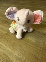 Krabble mit mir Elefant Spielzeug rosa