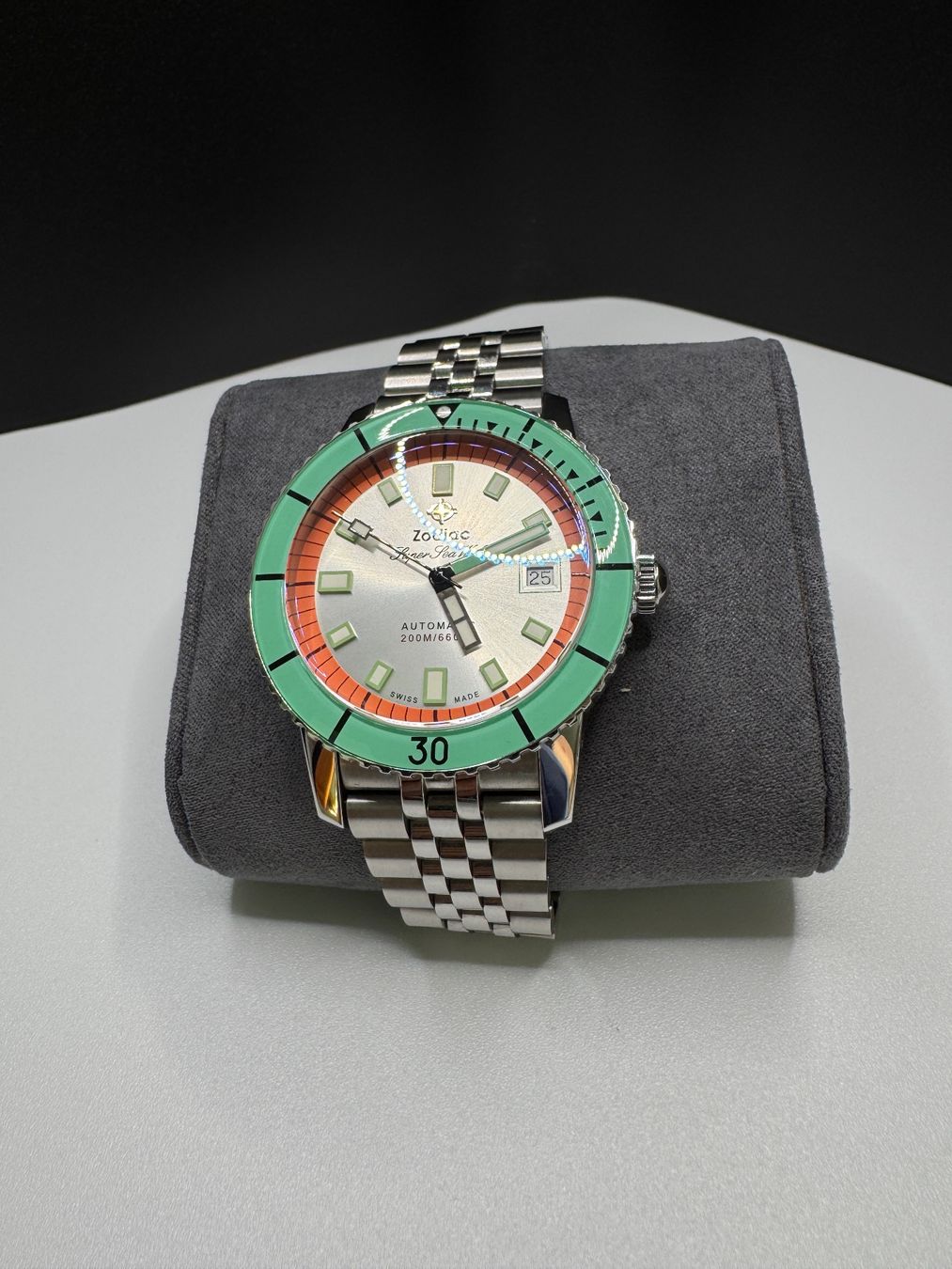 Zodiac Orologi: Zodiac Super Seawolf "Watermelon" – Usato da Rolle venduto da viceroy 5