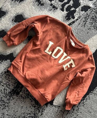 Pull marron fille taille 6 ans 