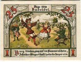 Notgeld "25 Pfennig. Jessnitz 1921"