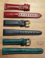 3 Stk. original Vintage PLAYBOY Leder Armband 18 u 20mm NEU