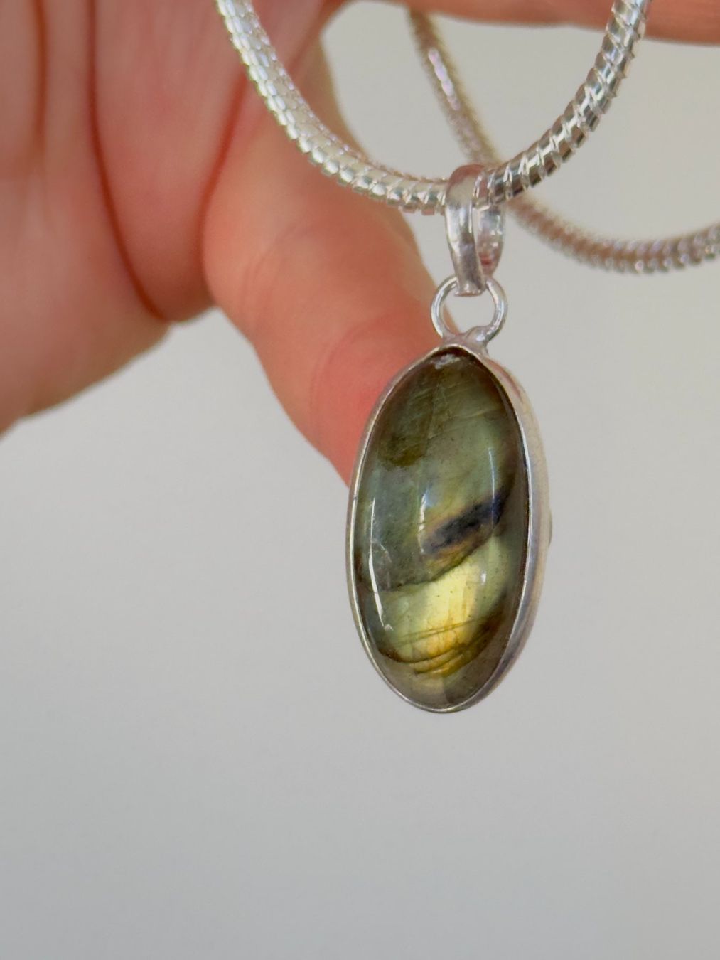 Catenine: Labradorite Gemstone Handmade Jewelry necklace – Nuovo e nell'imballaggio originale da Genève venduto da AGBERG 4