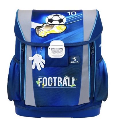 Schulranzen/Sack Set Fussball Blau Neu