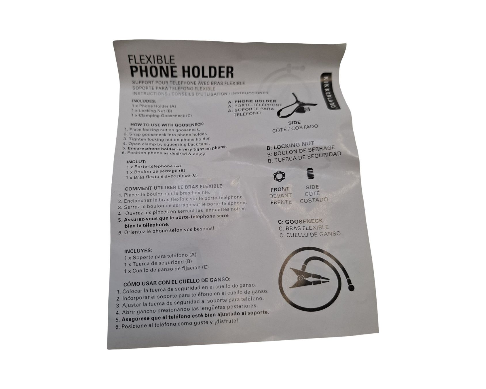 Staffe: KIKKERLAND Flexibler Handyhalter – Usato da Wil SG venduto da Restwert_Wil 4