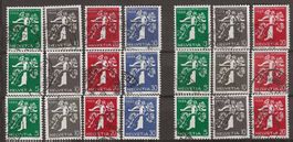 CH228 - Expo 39 228-239 obl. (avec Rollenmarken)