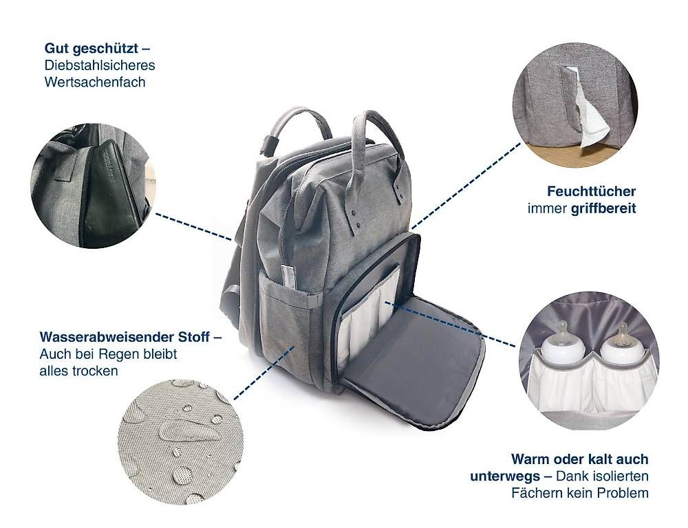 Zaini: Wickelrucksack mit ausziehbarem Bett – Nuovo e nell'imballaggio originale da Egg b. Zürich venduto da Sabi909 3