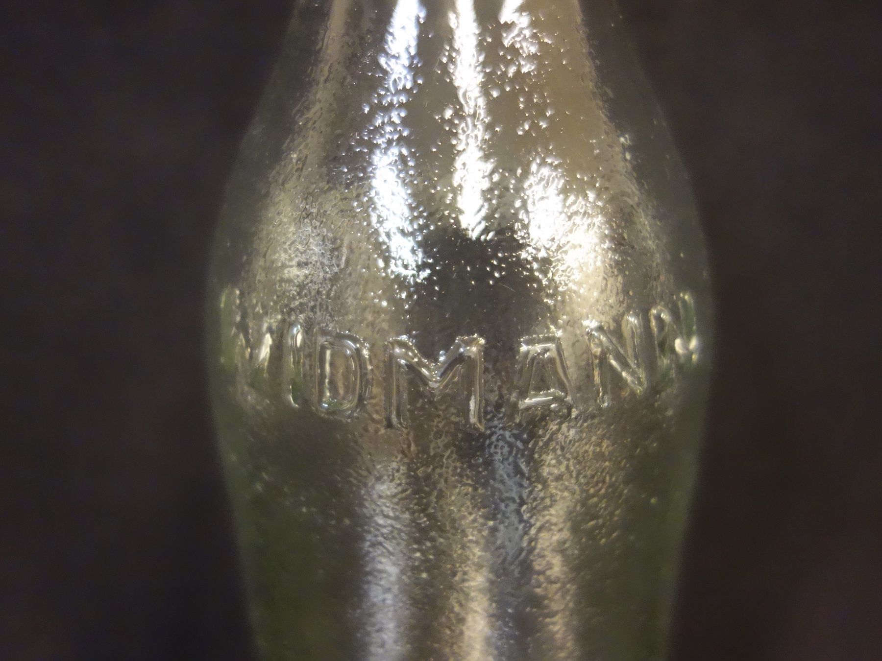Bicchieri, Caraffe & Bottiglie: schöne alte Flasche WIDMANN WINTERTHUR 1954 – Usato da Kerzers venduto da Flaschenposten 6