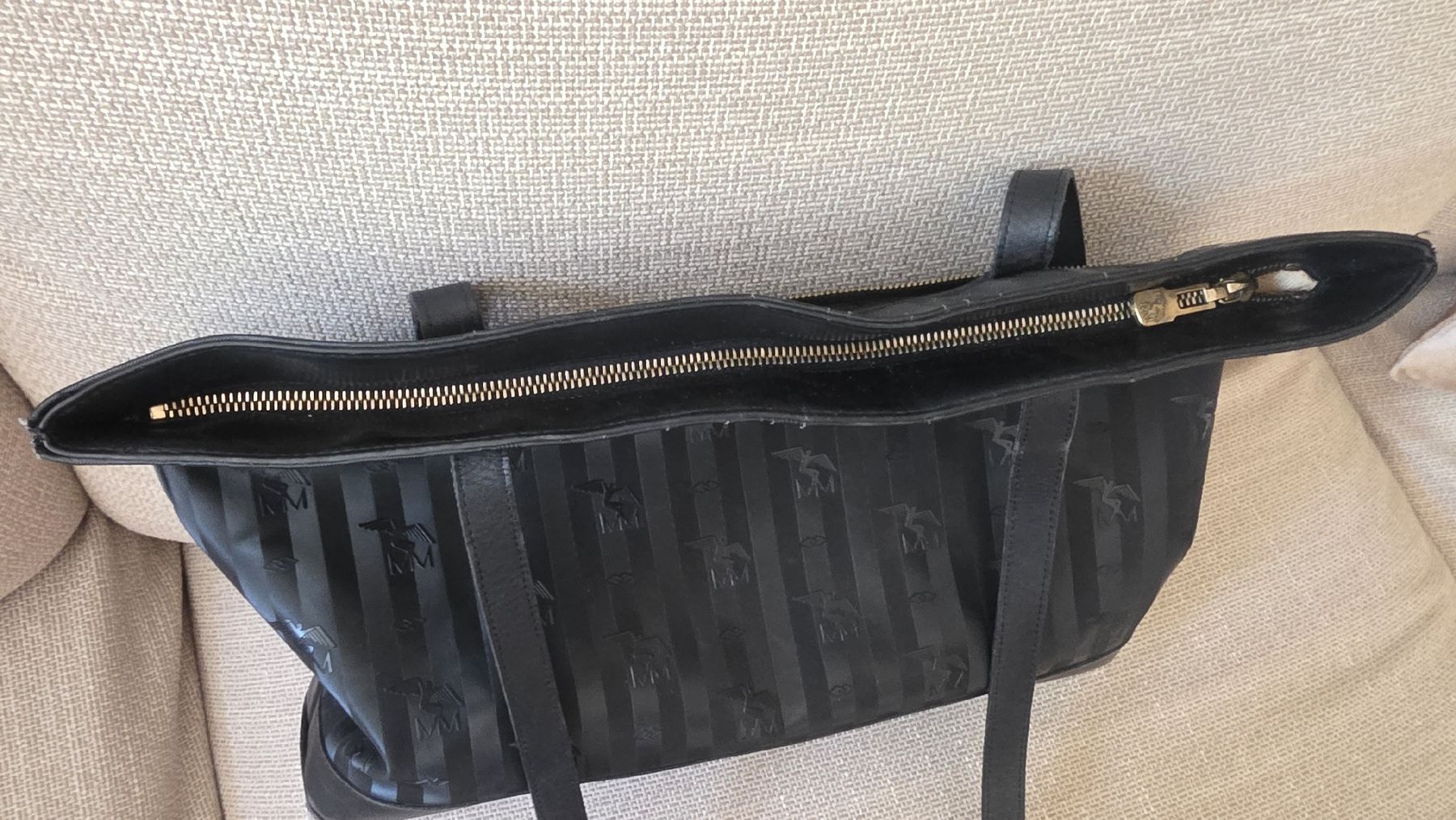 Maison Mollerus Taschen: Schwarze Henkeltasche Maison Mollerus Shopper "Berlin" – Gebraucht aus Binningen von Hofka64 1