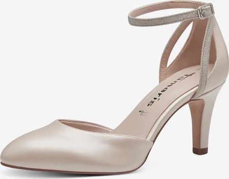 Tamaris Damen Pumps Beige Gr. 38 - Elegant rosa