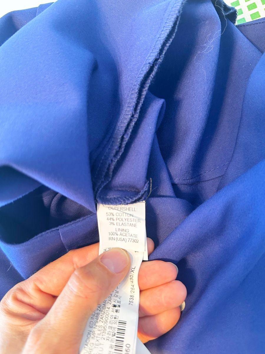 Zara Gonne: Zara Basic Bleistiftrock blau Grösse M 38 – Nuovo (secondo la descrizione) da Eglisau venduto da Brewster1 3