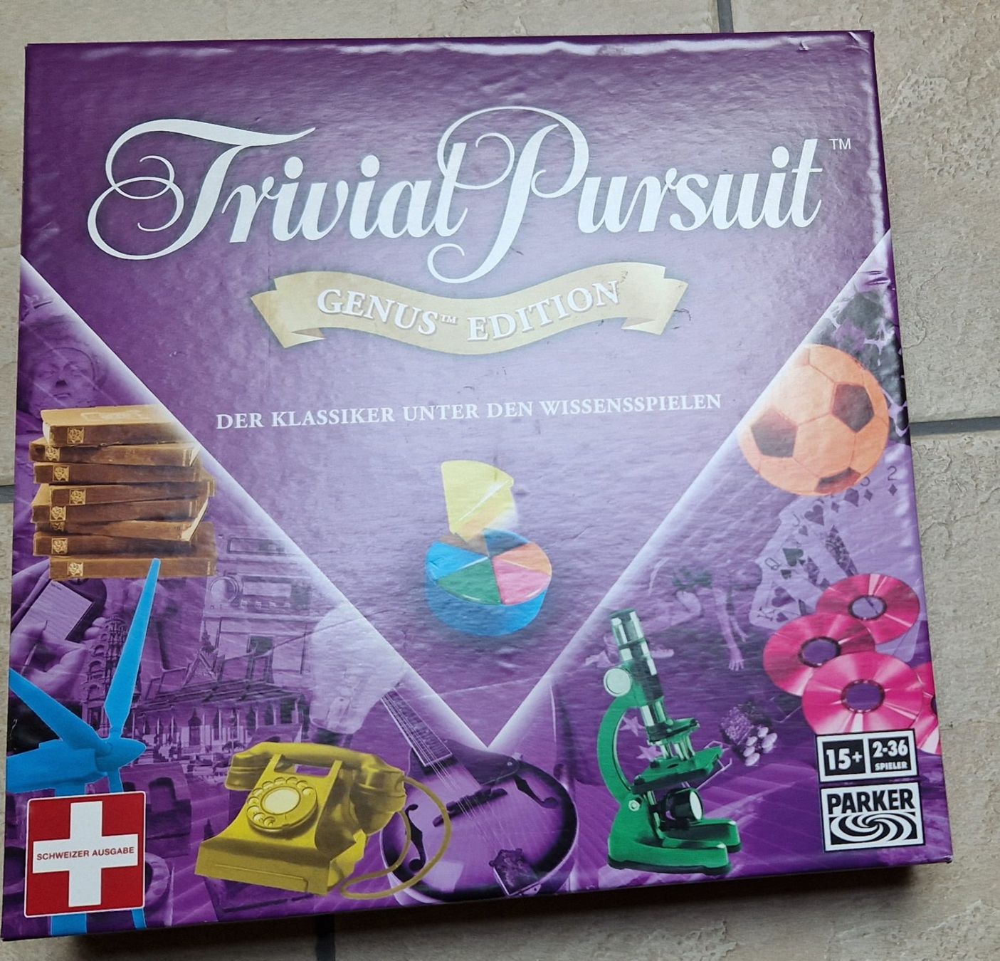 Hasbro Giochi: Trivial Pursuit Genius Edition, Schweizer Ausgabe – Nuovo (secondo la descrizione) da Oberdorf BL venduto da Eselsohr21 1