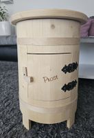 Partyfass-Hockerli "Prost" aus Holz, Schnapsbar- Hocker