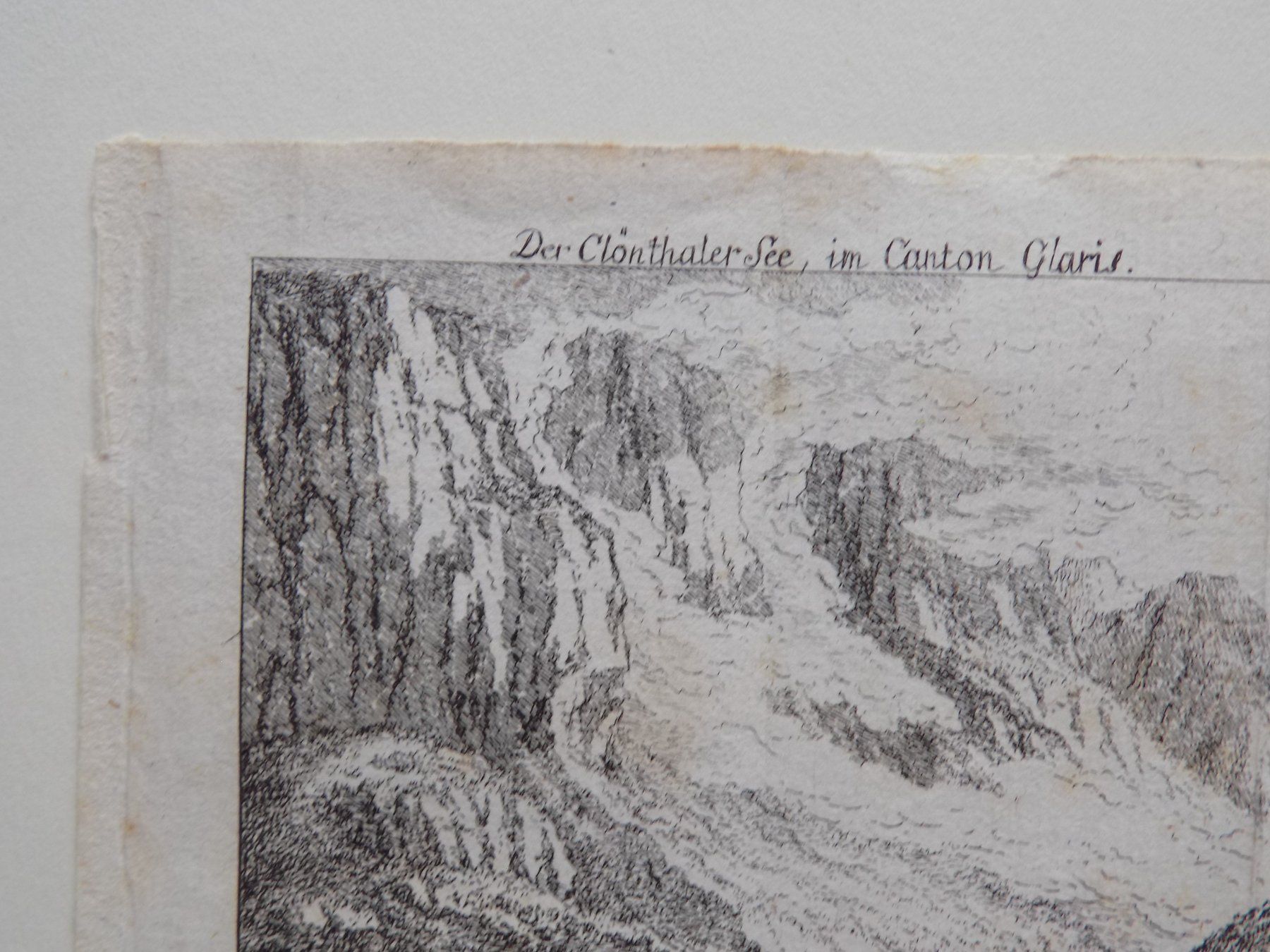 Incisioni: Der Klöntalersee Glarus selten – Usato da Risch venduto da Rischli15 6