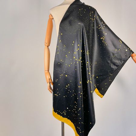 FABRIC FRONTLINE Silk Scarf "Zurich by Night"