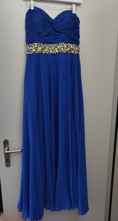 Abendkleid royalblau