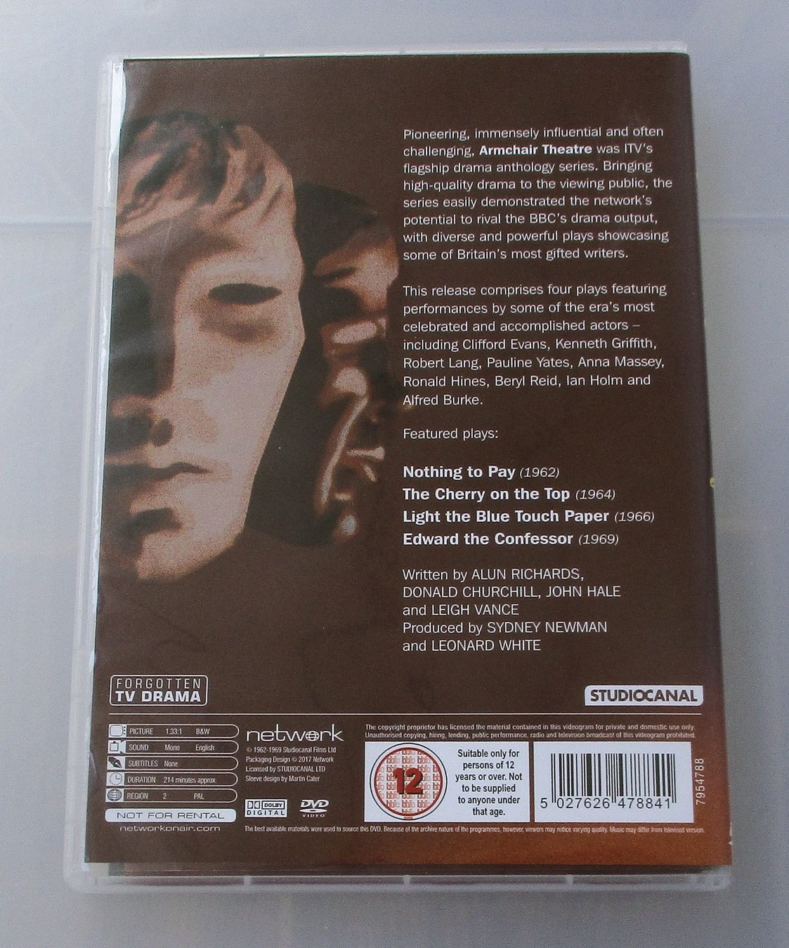 Tutti i DVDs: ARMCHAIR THEATRE ARCHIVE - Volume 1 – Usato da Wattwil venduto da Muriel10 1