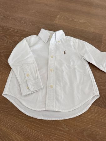 Ralph Lauren bianca, camicia bambino taglia 2T, ottimo! (53)