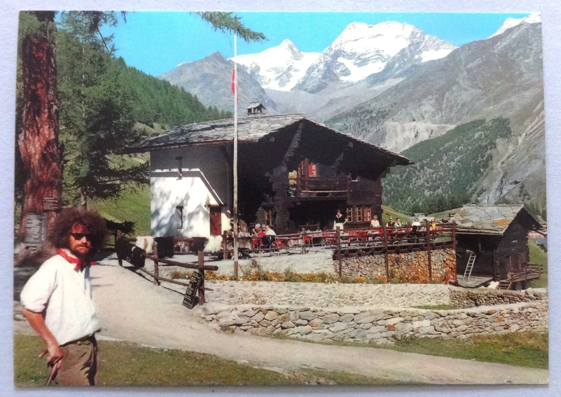 Cartoline postali: Restaurant zur Schäferstube, Saas-Fee – Usato da Fétigny venduto da Billy2miny