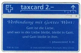 Taxcard 211L_38300 Gottes Wort Spruch 3, 500 Ex