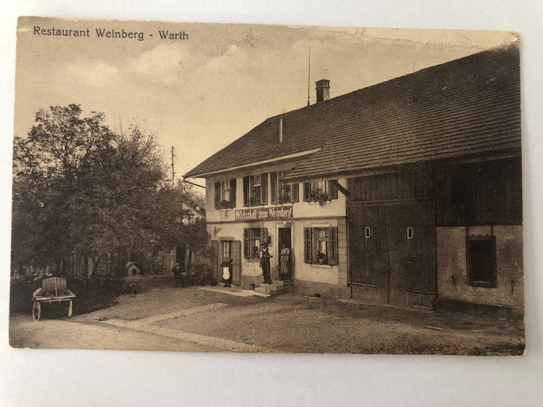 Cartoline postali: Restaurant Weinberg - Warth – Usato da Pfäffikon ZH venduto da Waltoversand