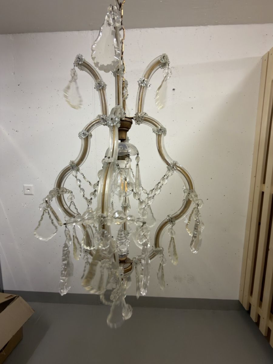 Lampadari & plafoniere: Alter Kristallglaskronleuchter Maria Theresia – Usato da Lenzerheide/Lai venduto da Rogah 6