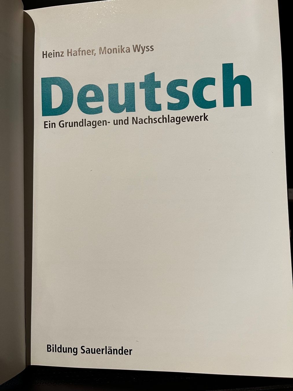 Libri: Deutsch Nachschlagewerk Sekundarstufe 2 – Usato da Bassersdorf venduto da McRob00 3