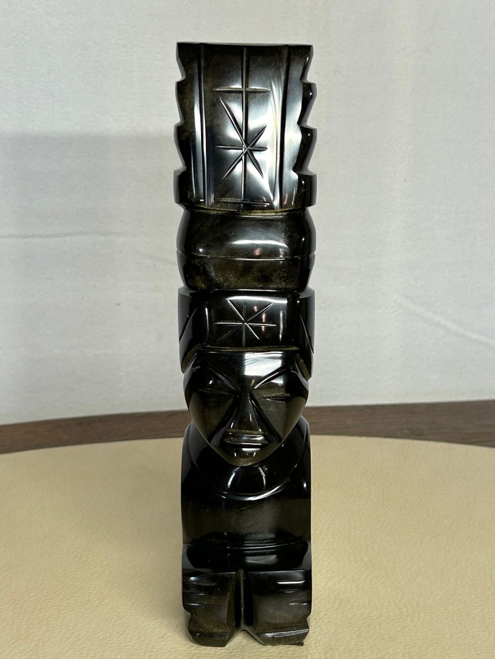 Skulpturen & Statuen: Skulptur aus Gold-Obsidian / Mexiko – Neu (gemäss Beschreibung) aus Rocourt von Vijay02