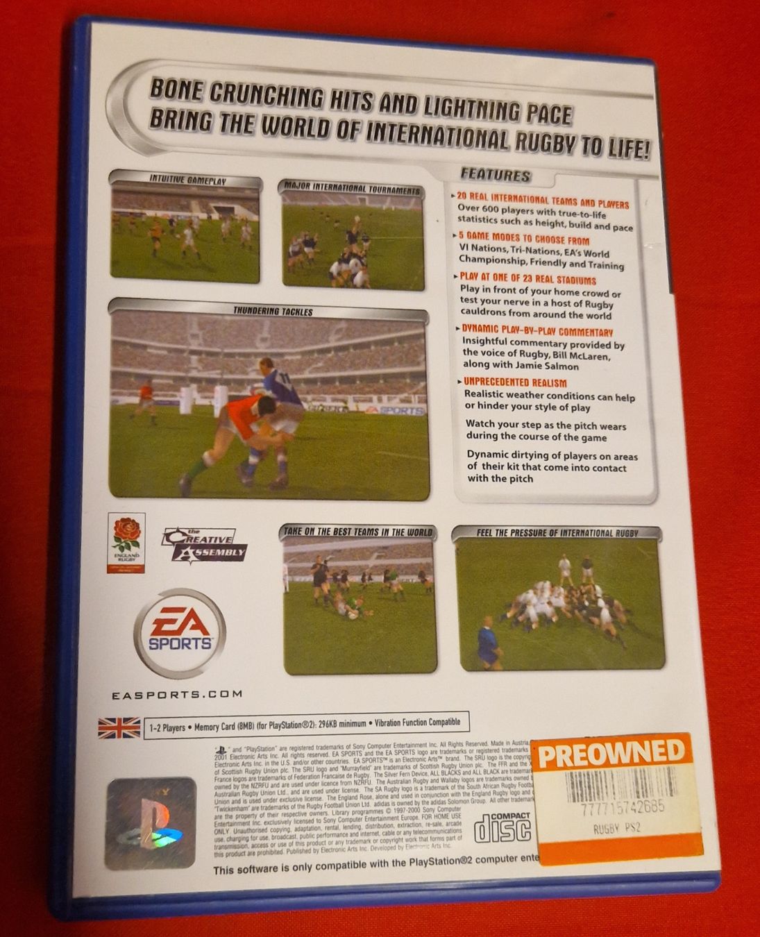 Sony Spiele: Rugby PS2 – Gebraucht aus Villars-sur-Glâne von MrLobTec 1
