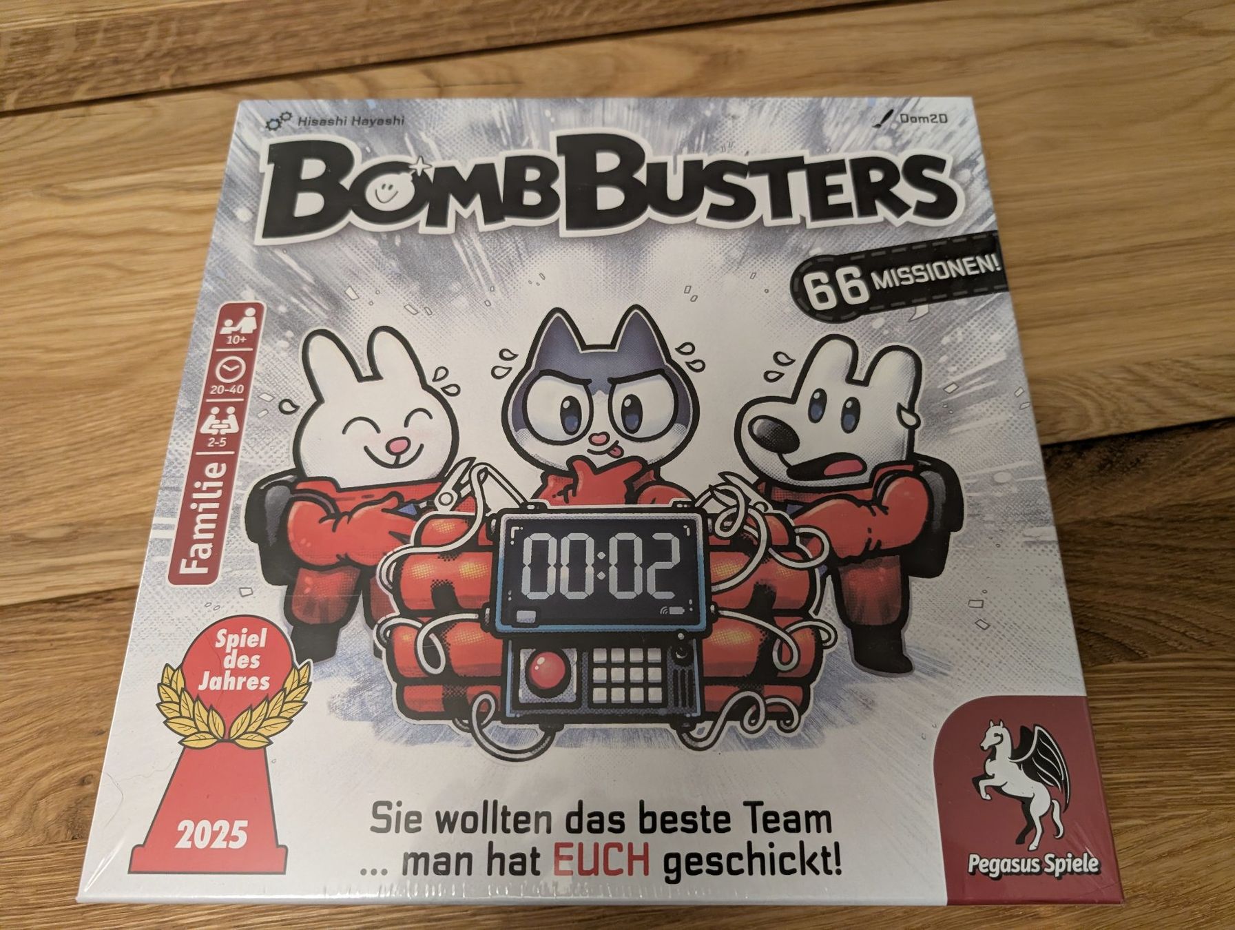Giochi: Bombbusters - Brettspiel - Deutsch - Neu und eingeschweisst – Nuovo e nell'imballaggio originale da Bern venduto da hascherpur