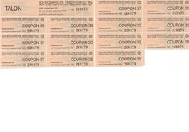 Namenaktie SKA mit Couponbogen 1983 Historische Wertpapiere
